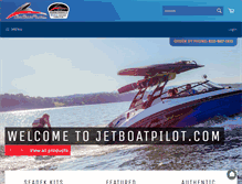 Tablet Screenshot of jetboatpilot.com